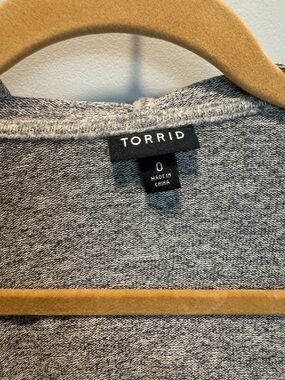 Torrid Heather Gray Knit Crewneck Top